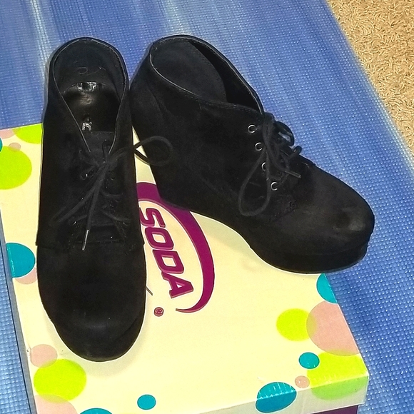 Soda Favor-s wedge bootie, 7 - Picture 2 of 3